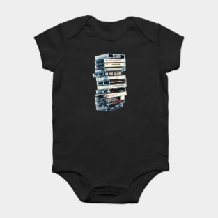 cassette Hip Hop 90s Original Aesthetic Tribute 〶 Baby Bodysuit